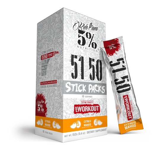 5% Nutrition 5150 Stick Packs Pre-workout - Citrus Mango