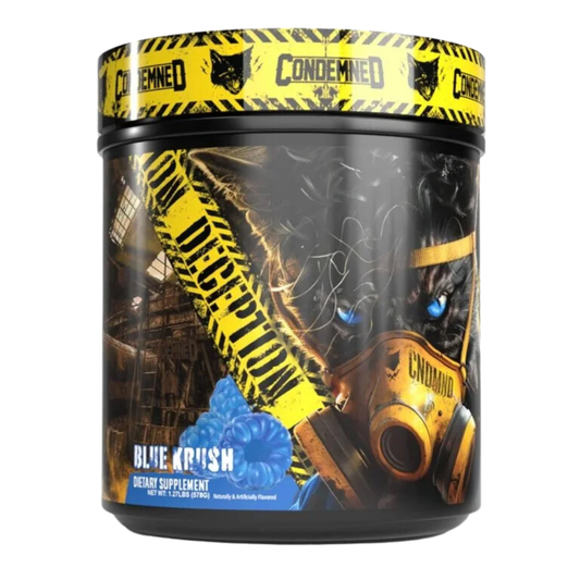 Condemned Labz X Black Magic Deception Preworkout 20 Serving BLUE KRUSH