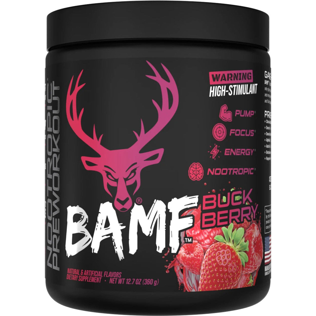 Bucked Up BAMF - Nootropic Pre-Workout