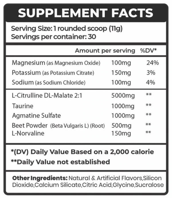 Freedom Formulations Pumpaholic Non-Stim Pump Matrix