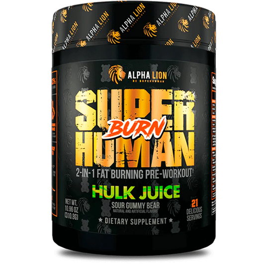 Alpha Lion Super Human Burn Extreme 2-in-1 Extreme Energy + Fat Burning Pre-Workout