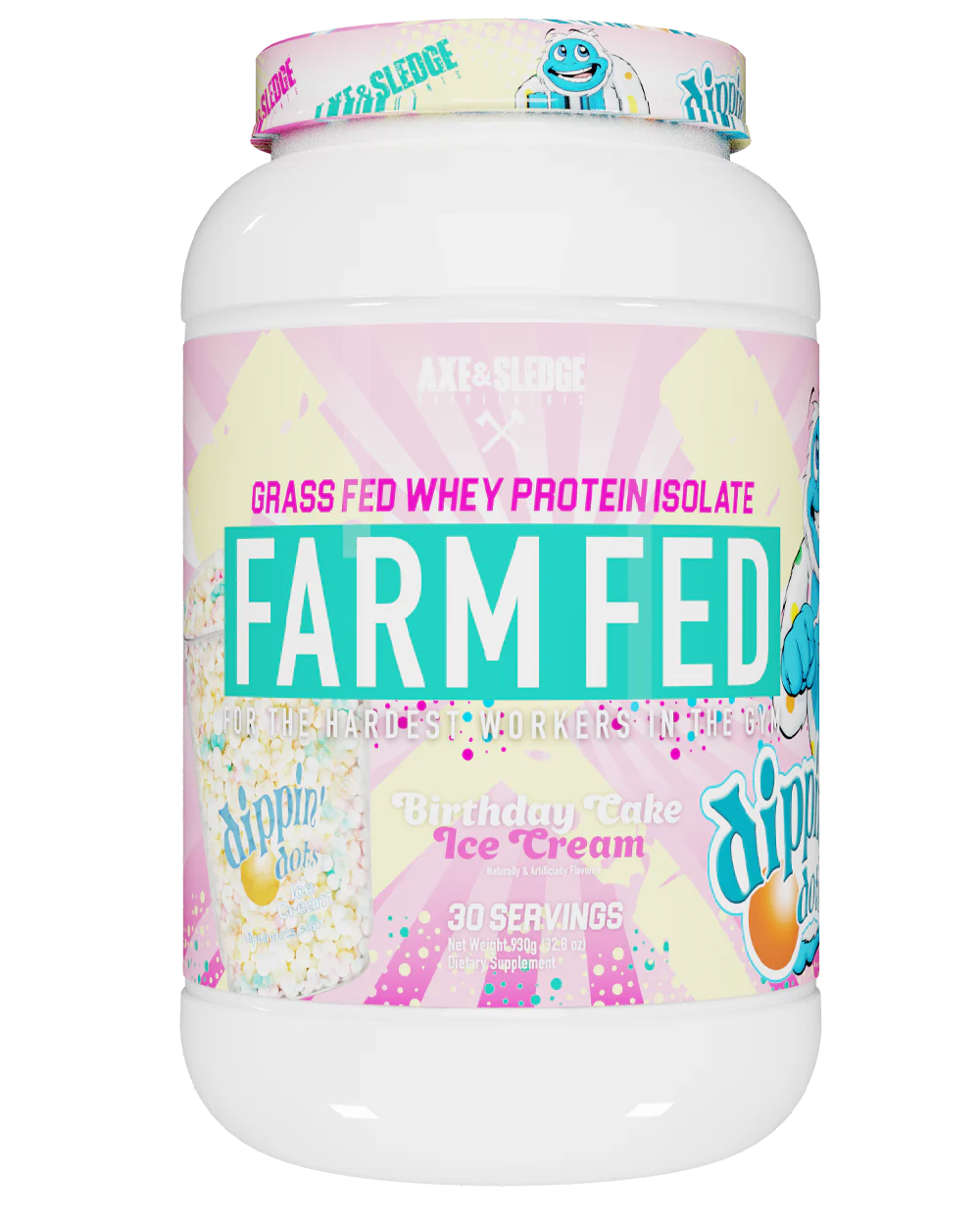 AXE & SLEDGE FARM FED // Grass-Fed Whey Protein Isolate