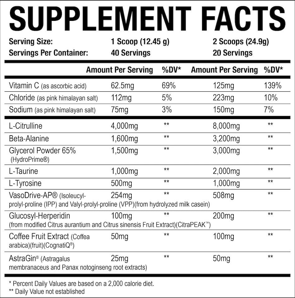 AXE & SLEDGE HYDRAULIC V2 // NON-STIM PRE-WORKOUT