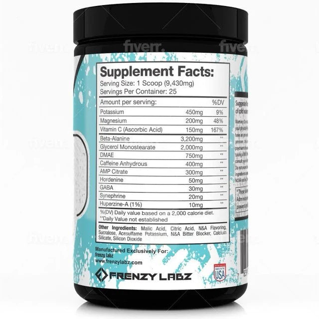 Frenzy Labz Stim Shady Pre-Workout